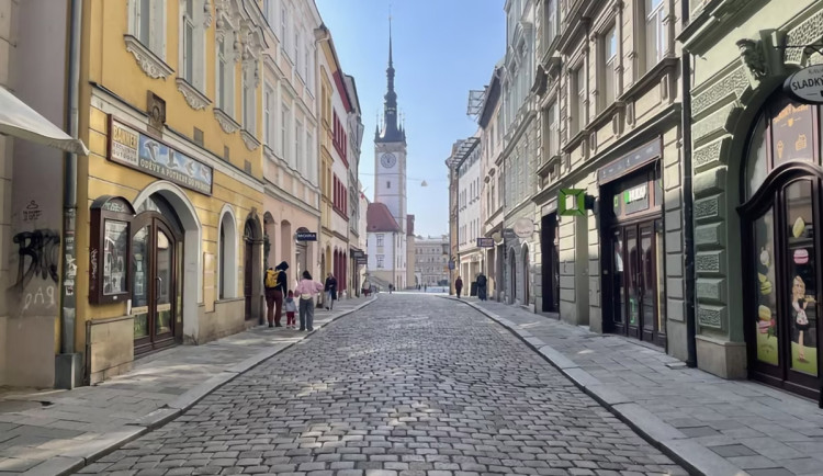 Ostružnická ulice v centru Olomouce