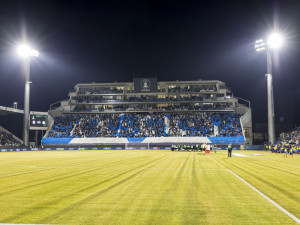 FOTOGALERIE: Vyrovnaná partie s bundesligovým týmem. Sigma potrápila Mohuč