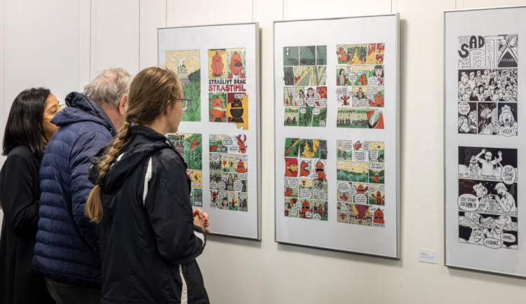 Za komiksy do galerie, nová výstava se zaměřuje na práce mladých autorů