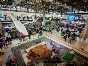 FOTOGALERIE: Vlaky, bagry i lodě. Flora Olomouc láká na modelářství v akci