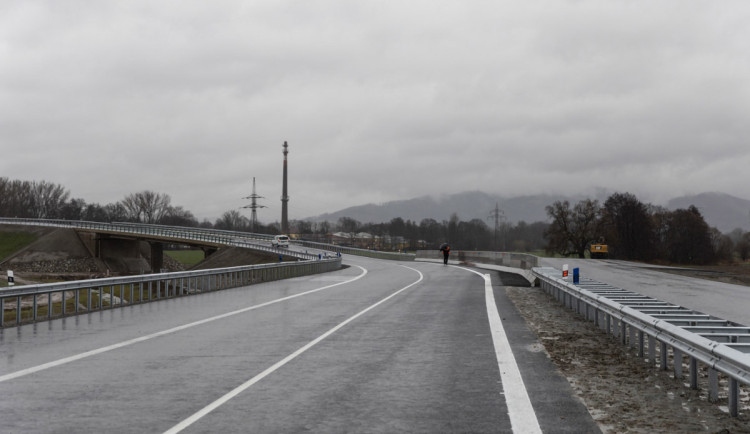 Konec obchvatu Bludova, na který má navázat obchvat Šumperka