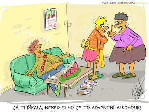 ORAŽENÉ OBRÁZKY: Dubnová dávka vtipů od kreslíře Jana Tatarky