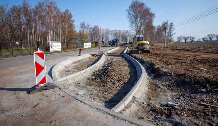 Nová část cyklostezky ke Kristýně by měla být hotová do konce dubna