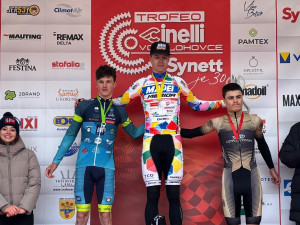 Snový začátek sezony. Nadějní cyklisté z Hané excelovali v závodech Českého poháru