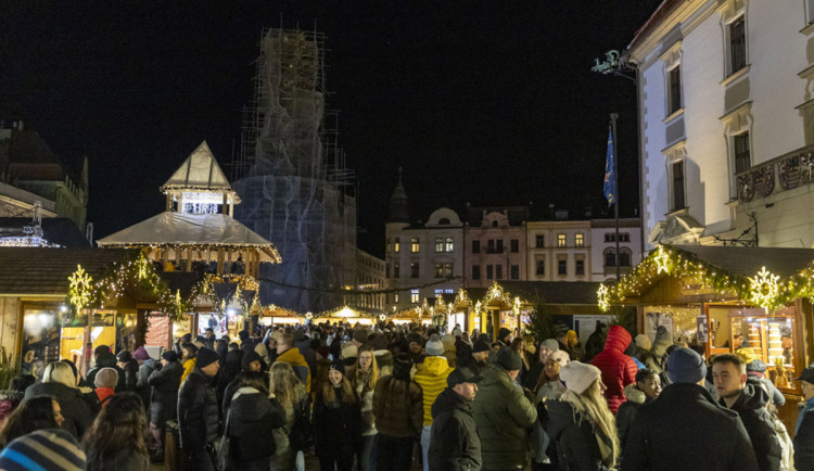 Vánoční trhy v Olomouci 2025 - ilustrační foto