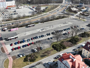 Bývalé autobusové nádraží v Aksamitově ulici v Olomouci - ilustrační foto