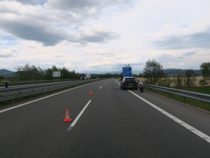 Dopravní nehoda u Postřelmova