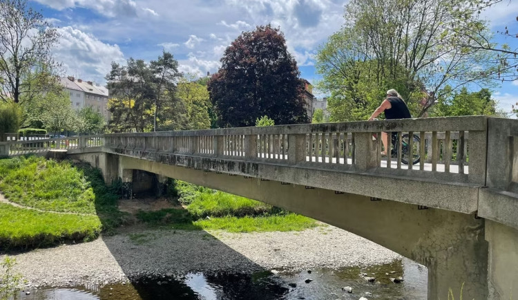Most přes řeku Bystřici v Olomouci čeká přestavba