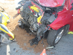 Mladý motorkář střet nepřežil. Sedmasedmdesátiletá řidička mu u Litovle nedala přednost