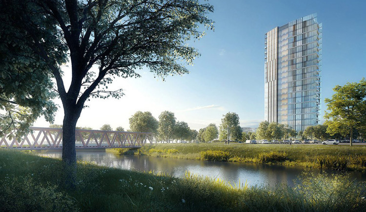 Nová komplikace pro Šantovku Tower. Ve hře je stavební uzávěra, limit by byl čtyřicet metrů