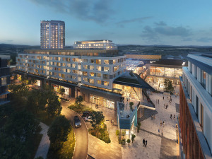 Vizualizace projektu Šantovka District v Olomouci