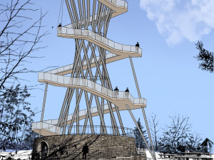 Velký třesk na Velkém Kosíři? Rozhlednu před novou výstavbou možná čeká odstřel