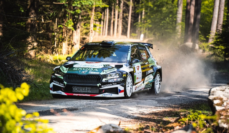 Dominik Stříteský si dojel pro vítězství v Rallye Český Krumlov