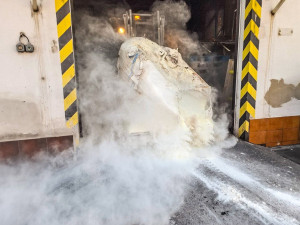 V čokoládovnách v Olomouci hořelo, škoda je 65 milionů. Požár zřejmě vznikl od zářivky
