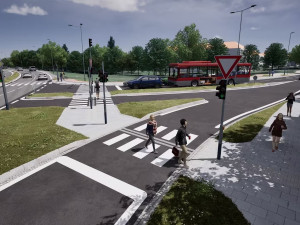 VIDEO: Konec přebíhání čtyřpruhu. V Olomouci začne přestavba rizikové křižovatky