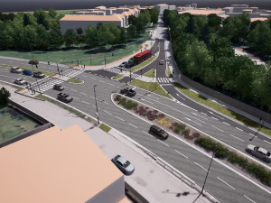 VIDEO: Konec přebíhání čtyřpruhu. V Olomouci začne přestavba rizikové křižovatky