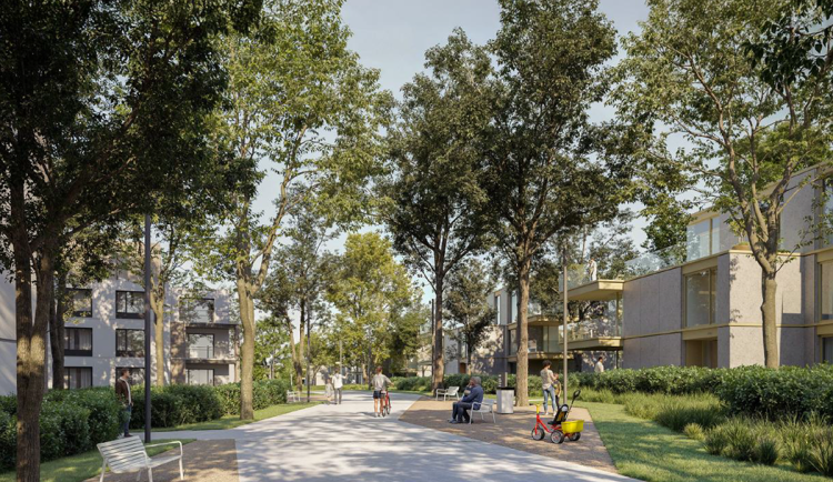 Vizualizace projektu Nová Okružní v Olomouci