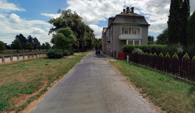 Ulice Na Letné v Olomouci