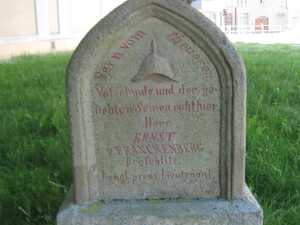 pomník por. E. Franckenberga, Vojáčkovo nám.
