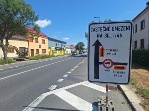 Na tahu mezi Olomoucí a Šternberkem začíná oprava. Řidiče čeká i úplná uzavírka