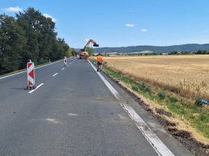 Na tahu mezi Olomoucí a Šternberkem začíná oprava. Řidiče čeká i úplná uzavírka