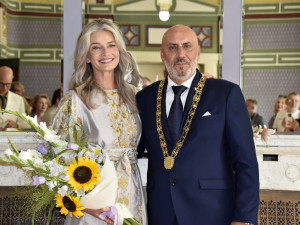 Modelka, herečka a rodačka z Prostějova Pavlína Pořízková dnes dostala Cena města