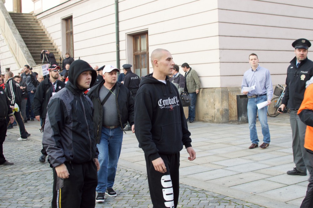 Demonstrace na Horním náměstí