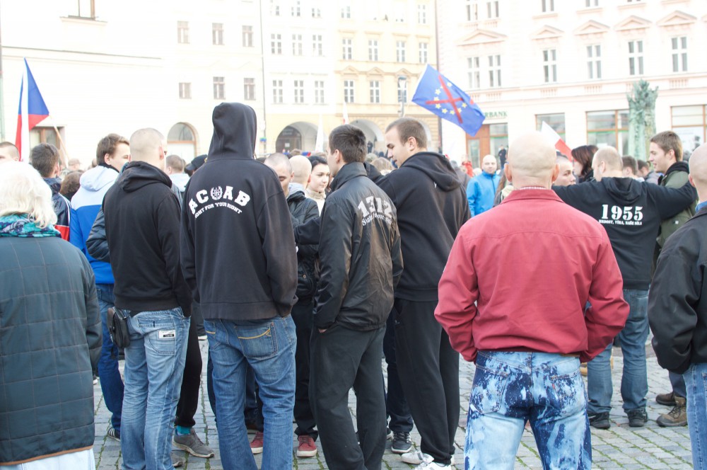 Demonstrace na Horním náměstí