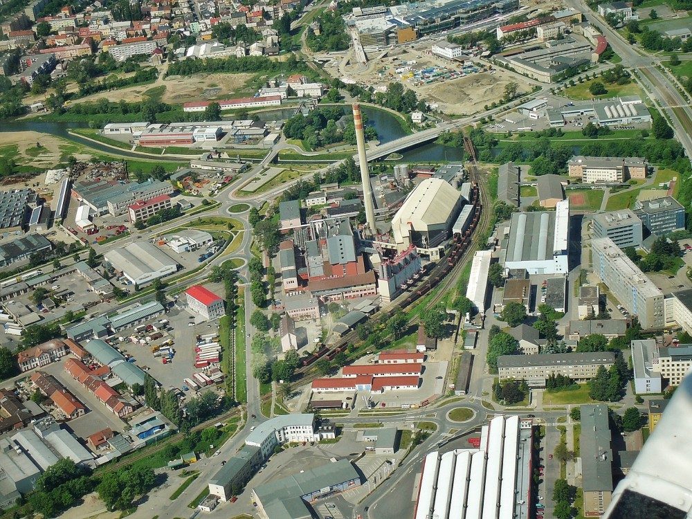 Olomouc a okolí z ptačí perspektivy