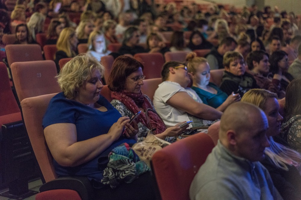FOTO: Vypracovanější tělo Kino Metropol nezažilo. Publikum tam rozohnil Václav "Noid" Bárta