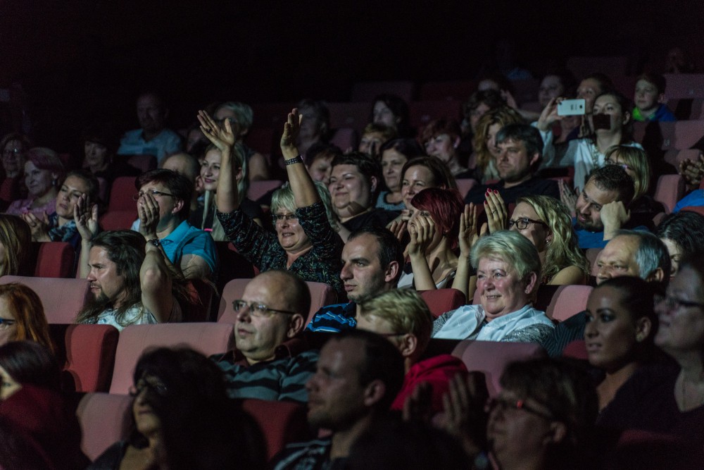 FOTO: Vypracovanější tělo Kino Metropol nezažilo. Publikum tam rozohnil Václav "Noid" Bárta