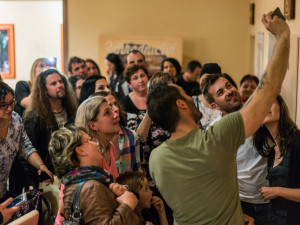 FOTO: Vypracovanější tělo Kino Metropol nezažilo. Publikum tam rozohnil Václav &quot;Noid&quot; Bárta