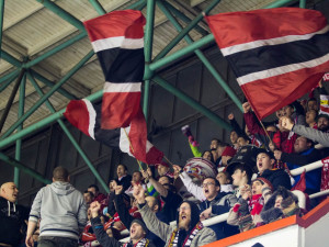 FOTOGALERIE: Braňo Konrád si připsal šestou nulu. Mora smetla Třinec 4:0