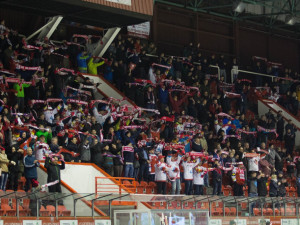 FOTOGALERIE: Braňo Konrád si připsal šestou nulu. Mora smetla Třinec 4:0