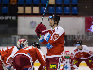 FOTOGALERIE: Kohouti přehráli doma tygry z Liberce 4:1, krásnými góly se zaskvěli Laš a Burian