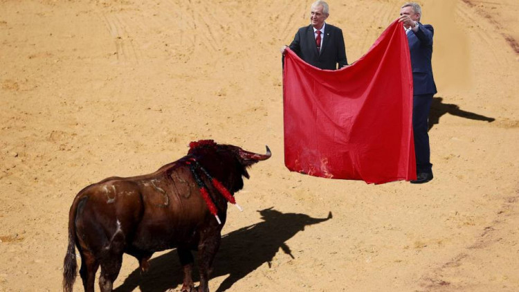 FOTO: Internetové vtípky na prezidentovo veřejné pálení trenýrek