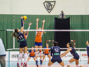 FOTOGALERIE: Olomoucké volejbalistky padly s Rumunkami v odvetném utkání Evropského poháru