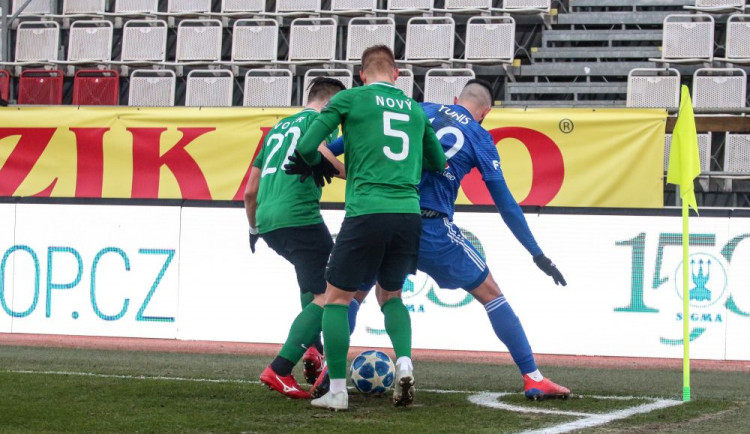 Sigma porazila Příbram 2:0 a v lize se dostala na dvanáctou příčku