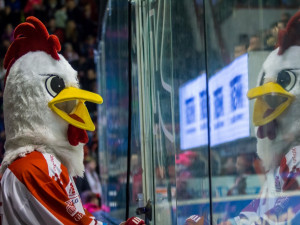 FOTOGALERIE: Indiáni vyhráli v Olomouci druhé utkání 3:2, Kohouti pojedou do Plzně za stavu série 2:2