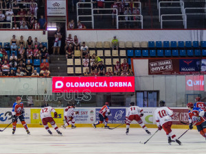 FOTOGALERIE: Olomoučtí hokejisté na úvod přípravy prohráli s kazašským Kokšetau 2:3 po nájezdech