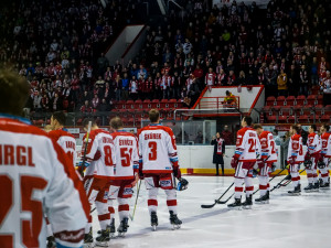 FOTOGALERIE: Hokejisté Olomouce v úvodním zápase předkola nadělili ševcům bůra! Takto vypadal zápas