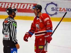 FOTOGALERIE: Hanáci poprvé doma vyhráli! Knotek vstřelil dvě branky