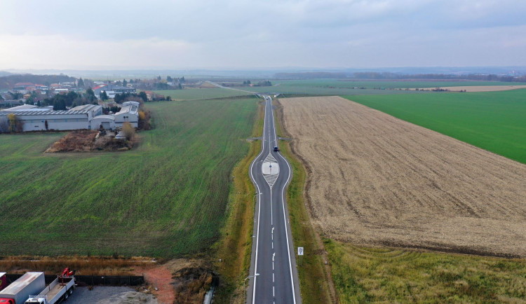 FOTOGALERIE: Severní obchvat Prostějova v provozu