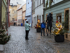 Vánoční ulička v centru