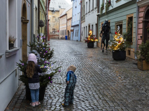 Vánoční ulička v centru