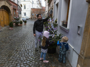 Vánoční ulička v centru