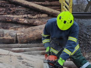 FOTOGALERIE: Srážka dvou nákladních vlaků v Prosenicích