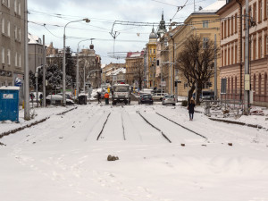 Most zvaný Rejnok zasáhla zima, práce se mají stihnout do konce června