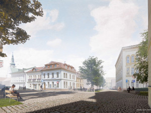 Studie jižního centra Prostějova