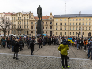 Setkání na podporu Ukrajiny v Olomouci